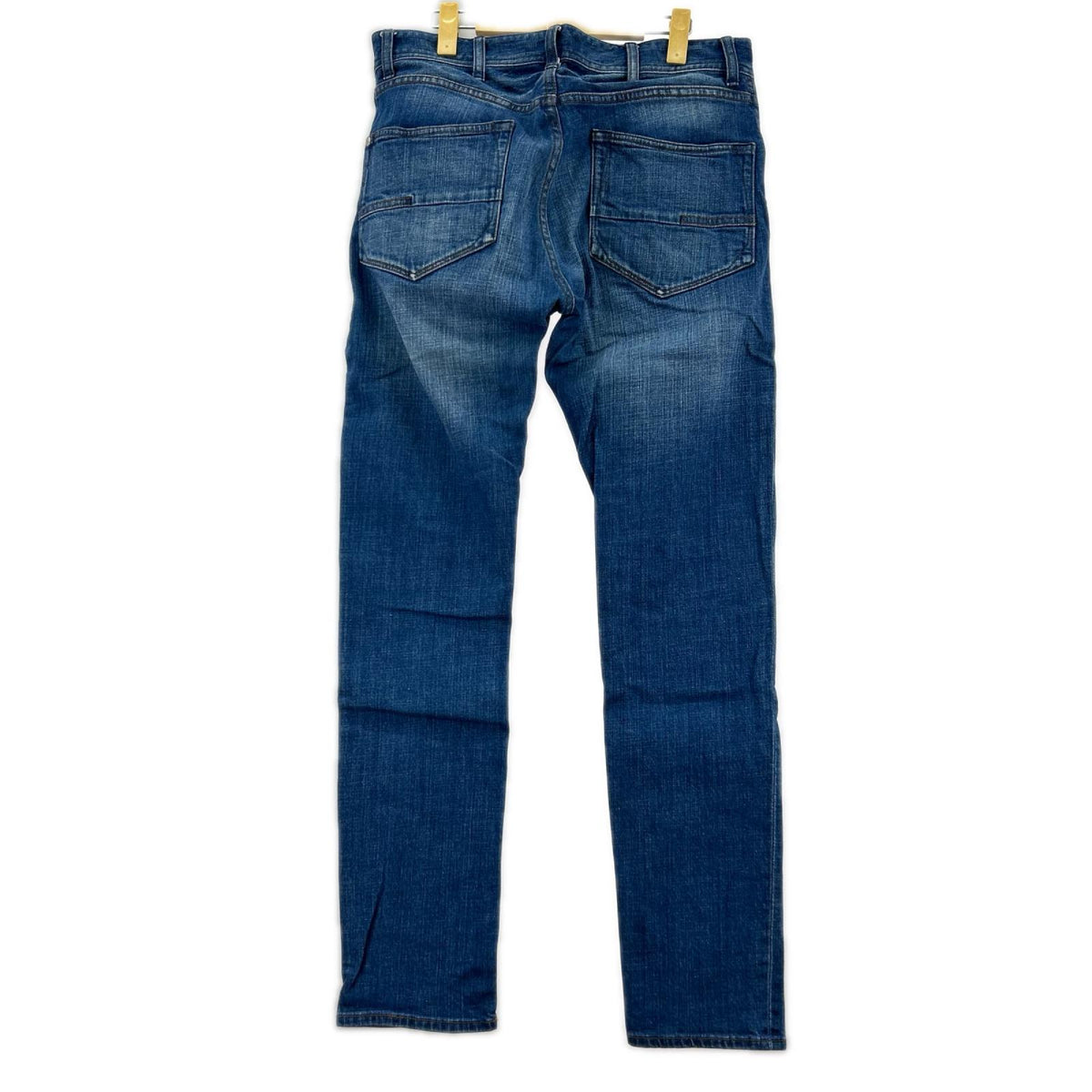 デニムパンツ Damage Skinny Jeans 青 (M) M ブルー