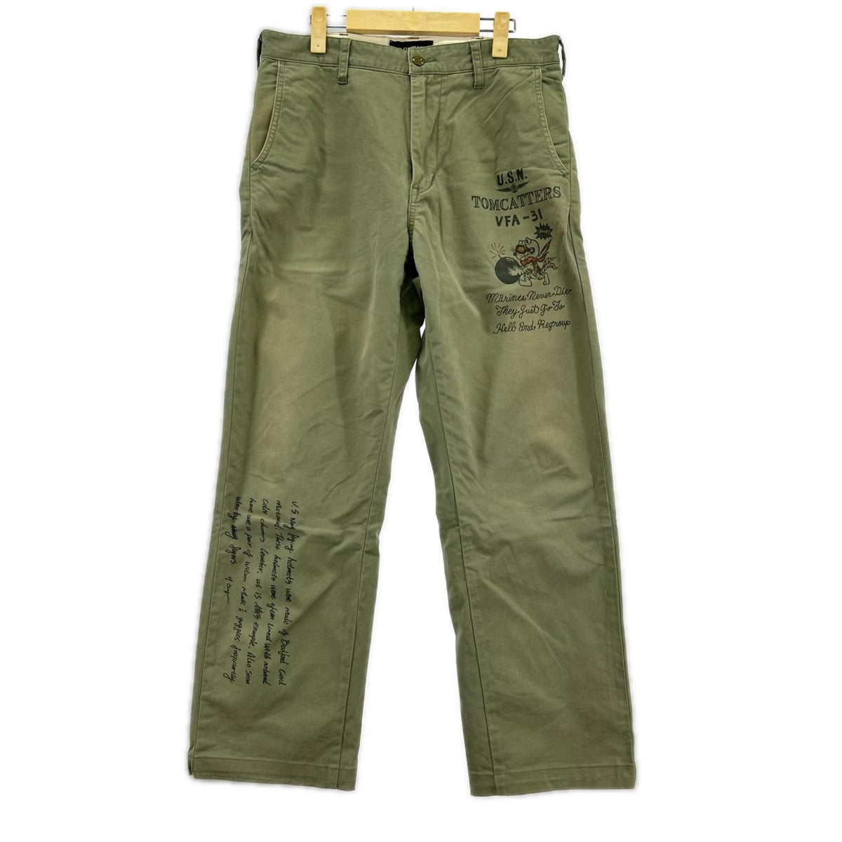 パンツ CHINO CLOTH TROUSER カーキ (M) M カーキ
