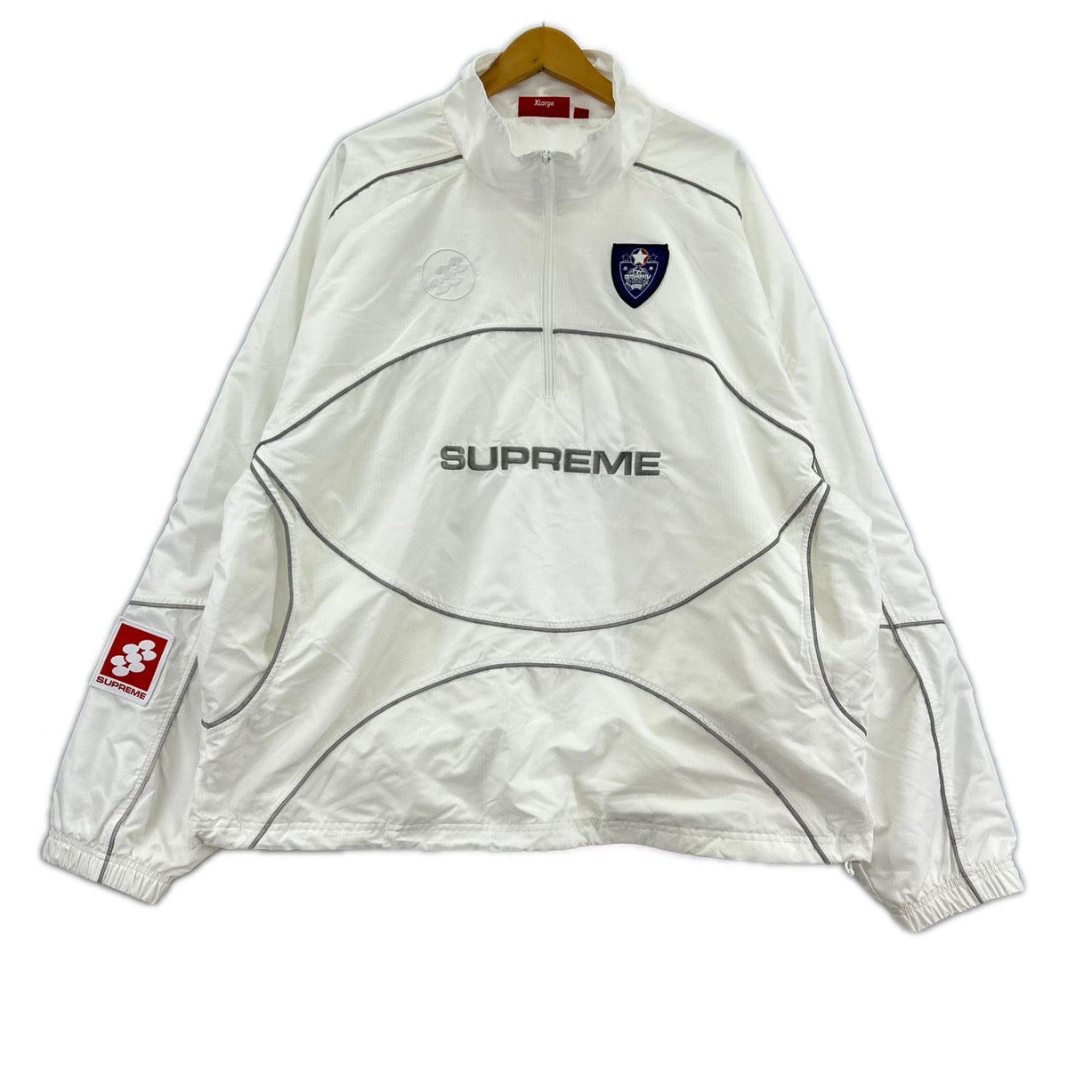 ジャケット 24FW Reflective Piping Pullover 白 (XL) ホワイト