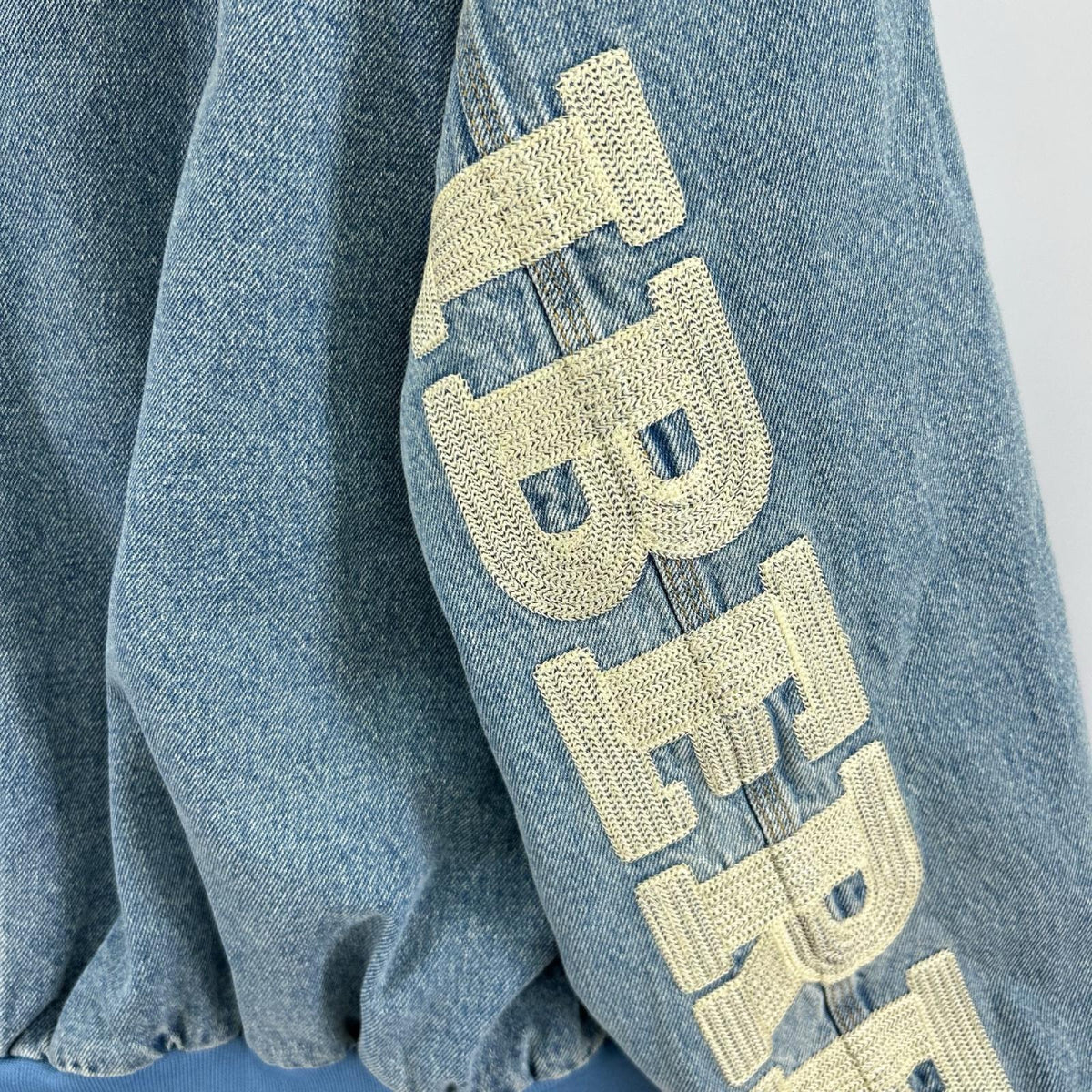 ブルゾン ×LIBERE ジップアップデニムブルゾン ライトブルー (L) L ブルー