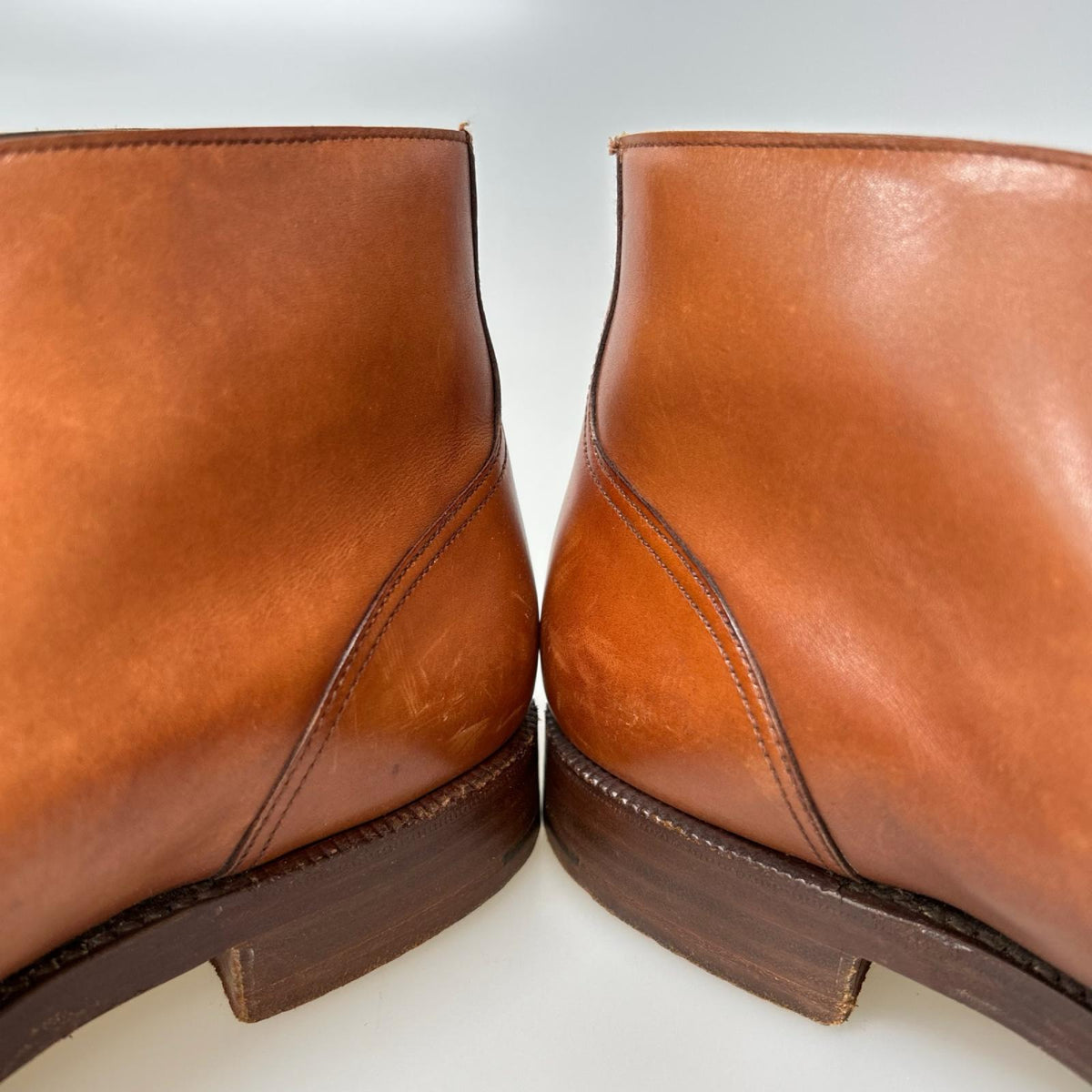 ブーツ ×paul smith 9531 チャッカブーツ 茶 (8) ブラウン