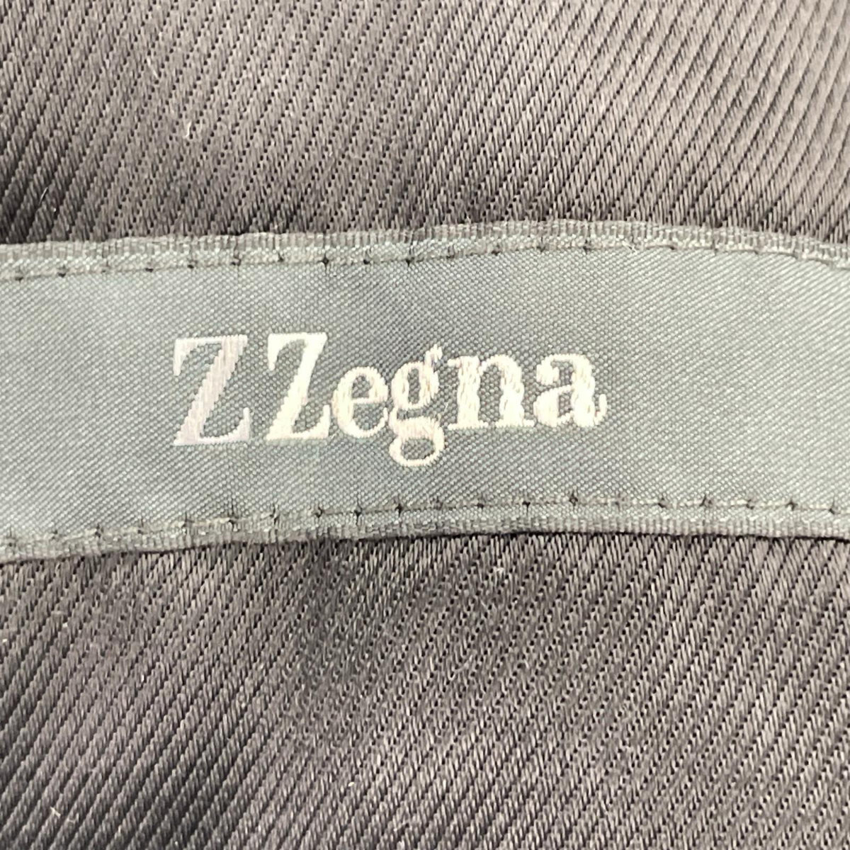 レザージャケット Zegna レザーブルゾン S ブラウン