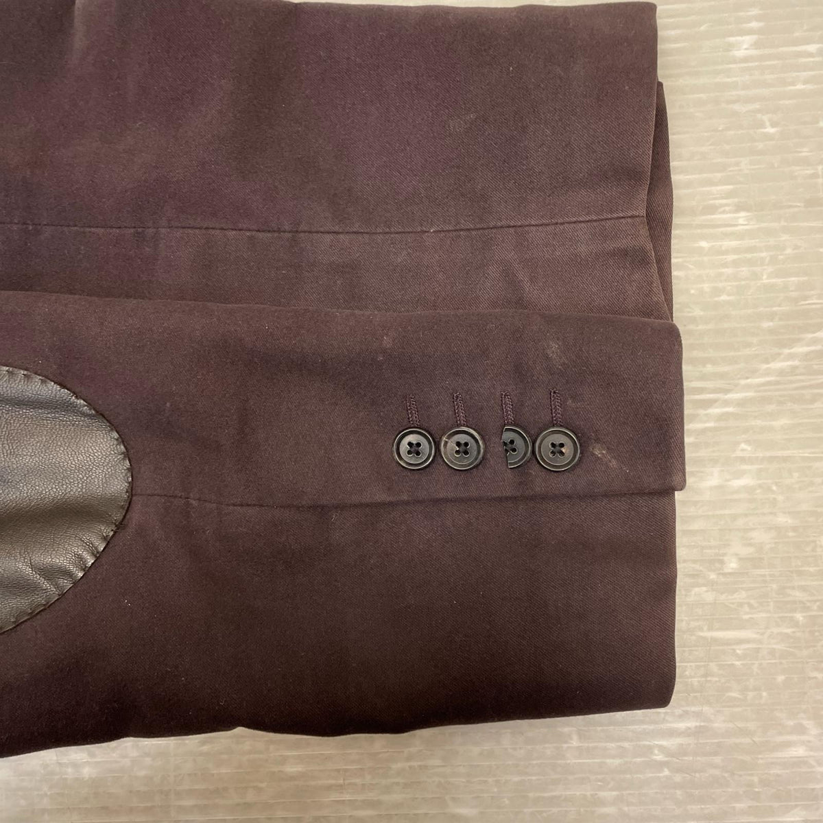 LOEWE エルボーパッチ コットンテーラードジャケット 46