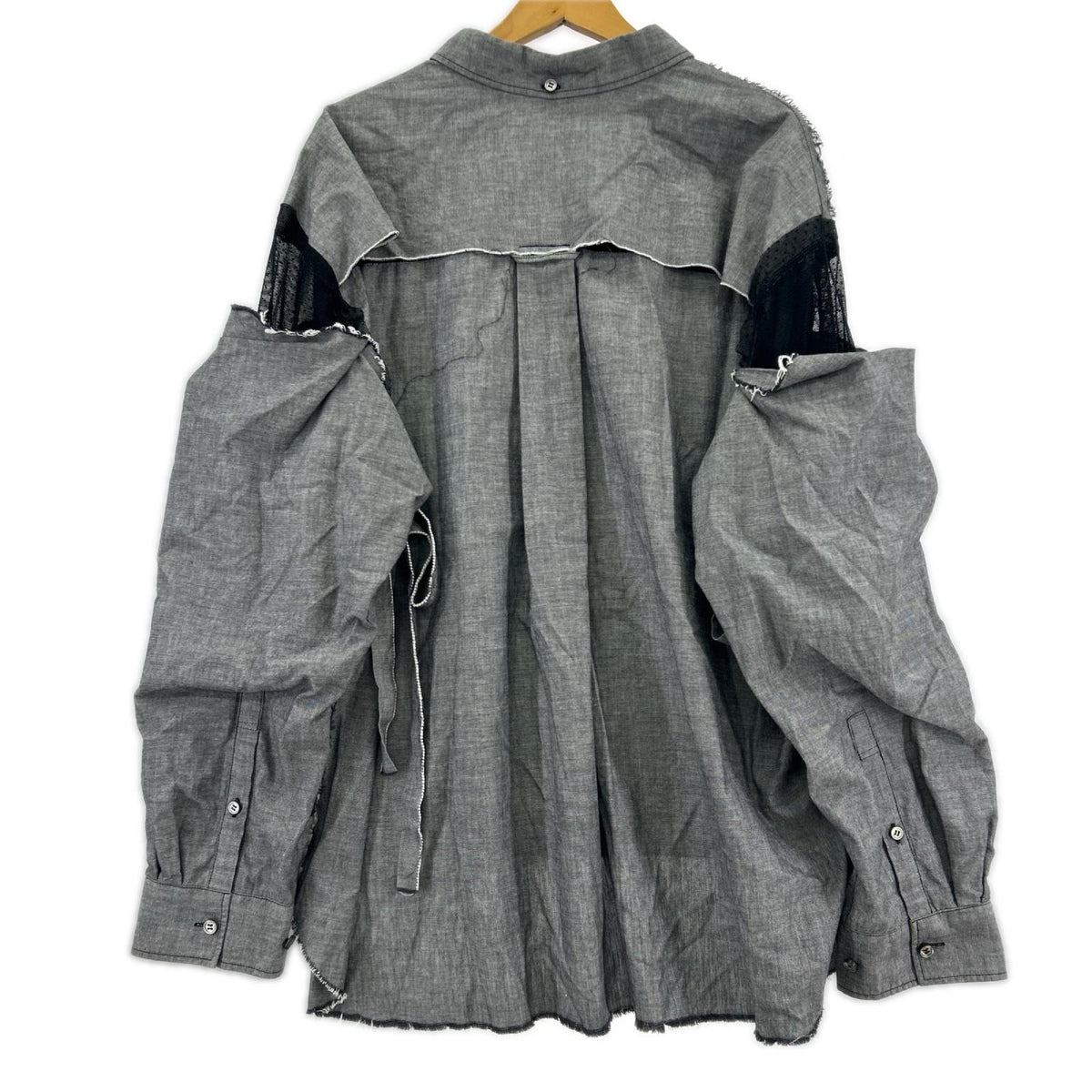 長袖シャツ GRY グレー