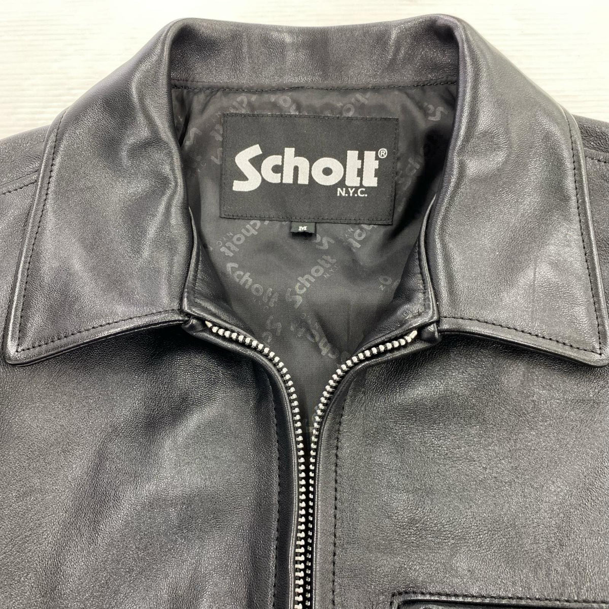 レザージャケット schott レザージャケット M ブラック