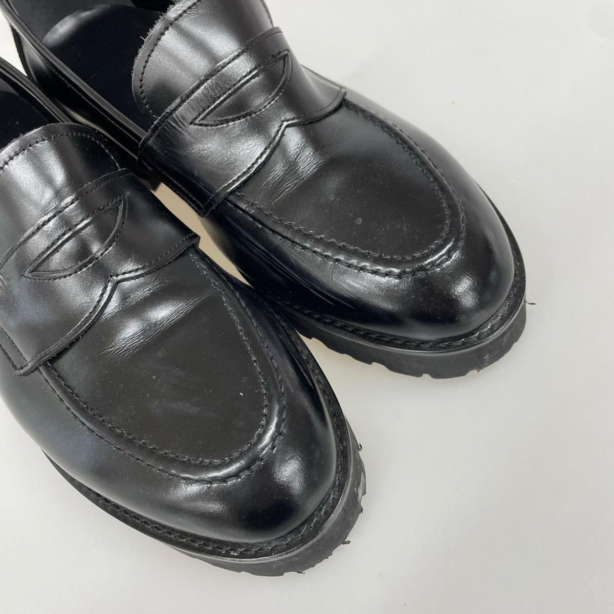 シューズ ADELO ローファー 25.5cm (US7 1/2 UK7 EU41) ブラック