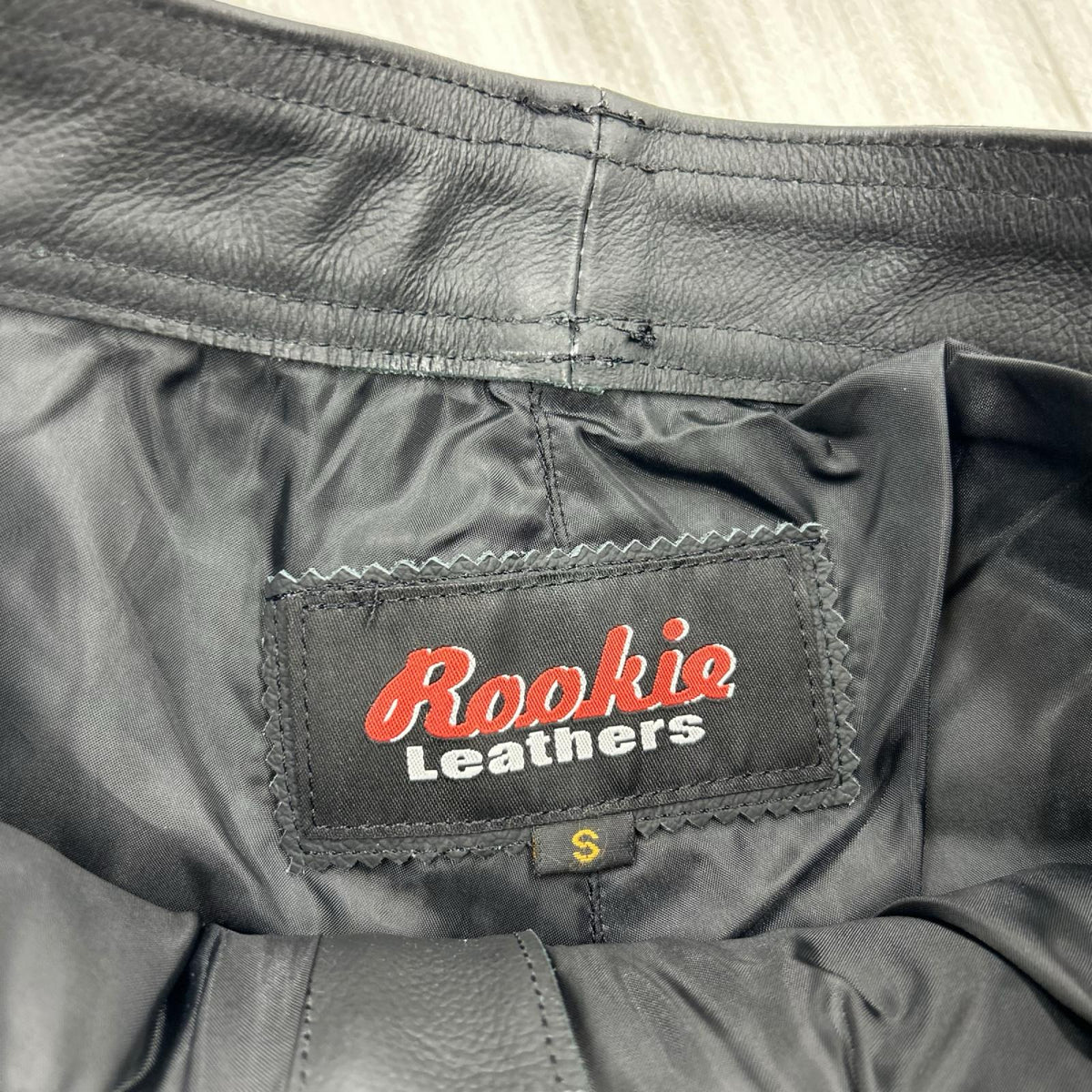 パンツ Rookie Leathers LEATHER PANTS 黒 S ブラック