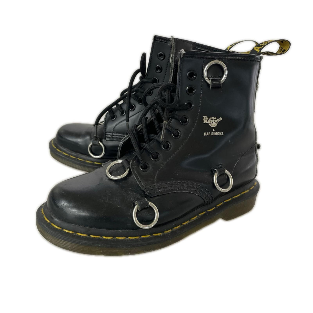 ブーツ RAF SIMONS 8EYE BOOT ブラック