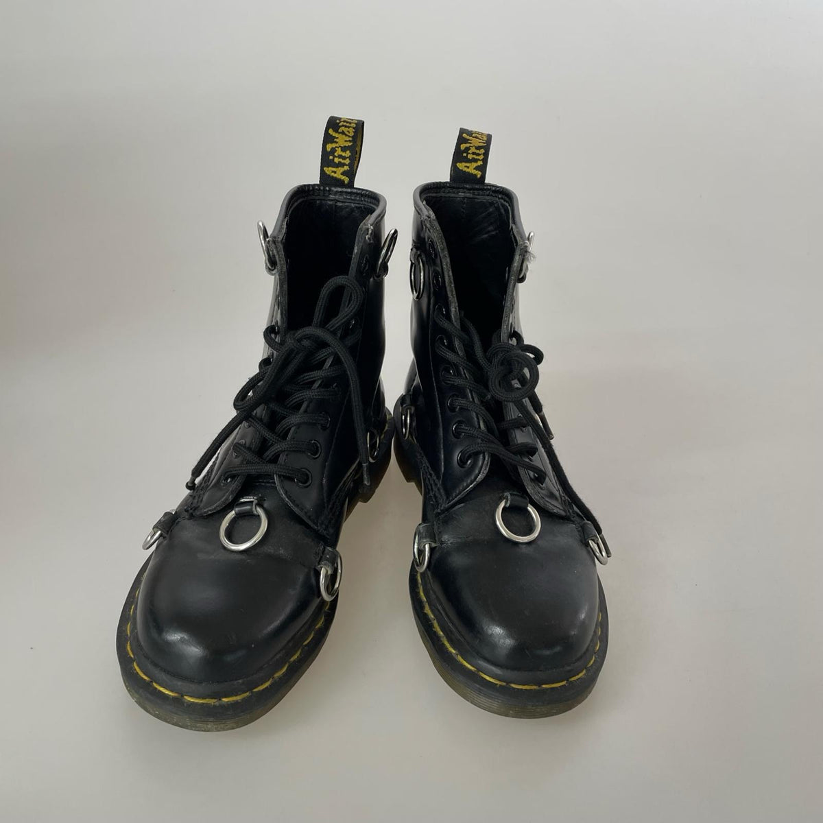 ブーツ RAF SIMONS 8EYE BOOT ブラック