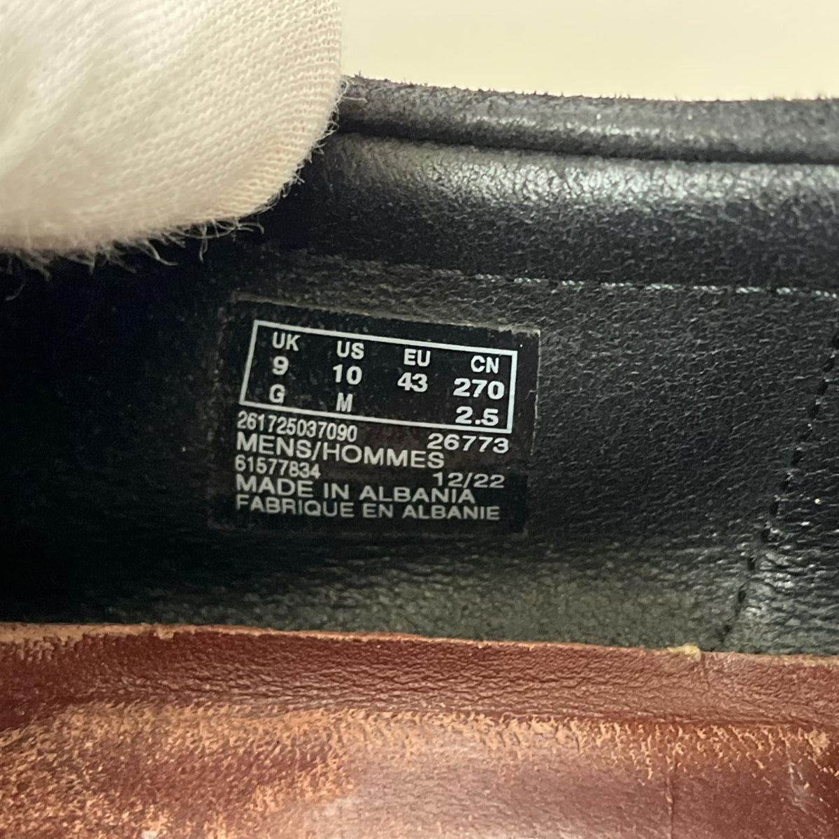 シューズ Wallabee/27.0/ブラック ブラック