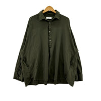 長袖シャツ Viscose Ponte L/S Yoke Sleeve Shirt/緑 グリーン
