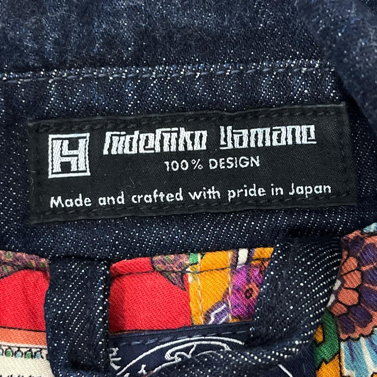 その他アウター EVISU デニムコート size42 濃紺 総柄裏地 42