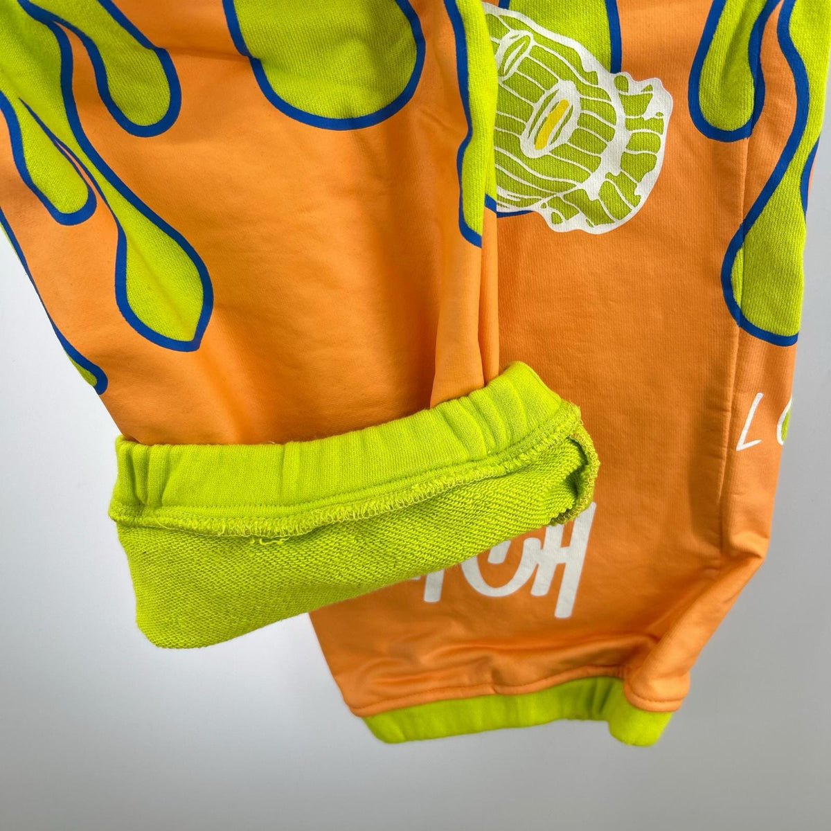パンツ GALFY フレイムスウェットパンツ YEL