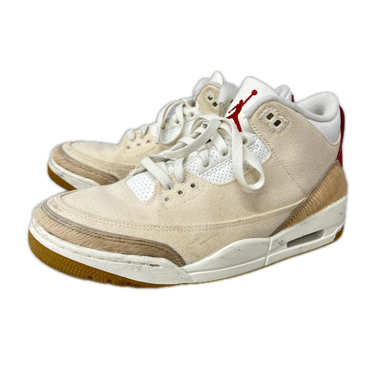 スニーカー ×LEVI'S AIR JORDAN 3 RETRO ECRU DENIM 27.5cm (US9 1/2 UK9 EU45)