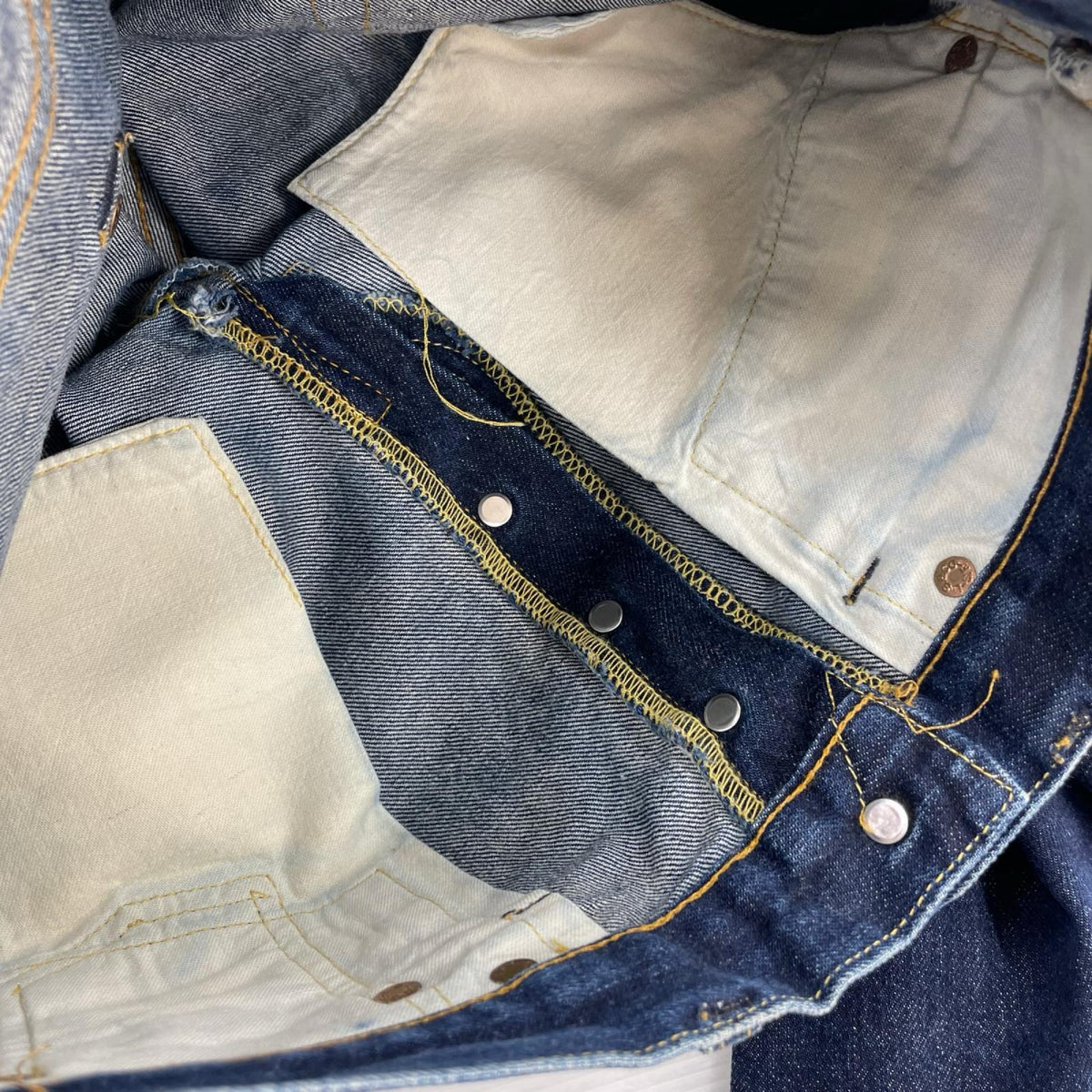 デニムパンツ 90s バレンシア製 裏555 501xx デニム W29 濃紺 29 ブルー