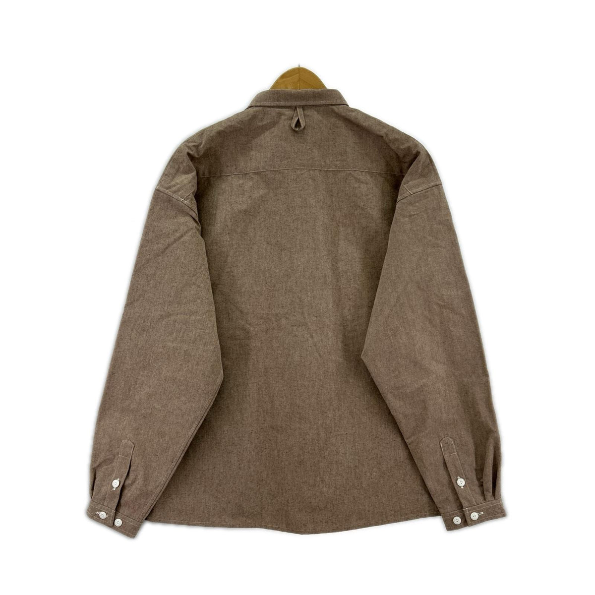 長袖シャツ NOROLL 25AW WOOL N WEATHER SHIRT (M) M ブラウン