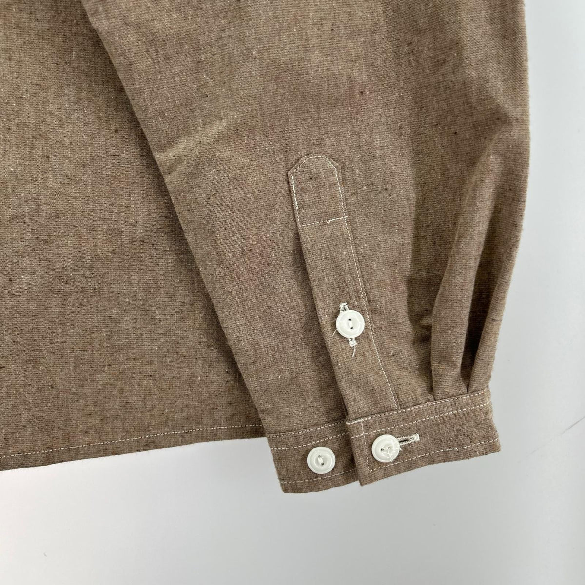長袖シャツ NOROLL 25AW WOOL N WEATHER SHIRT (M) M ブラウン
