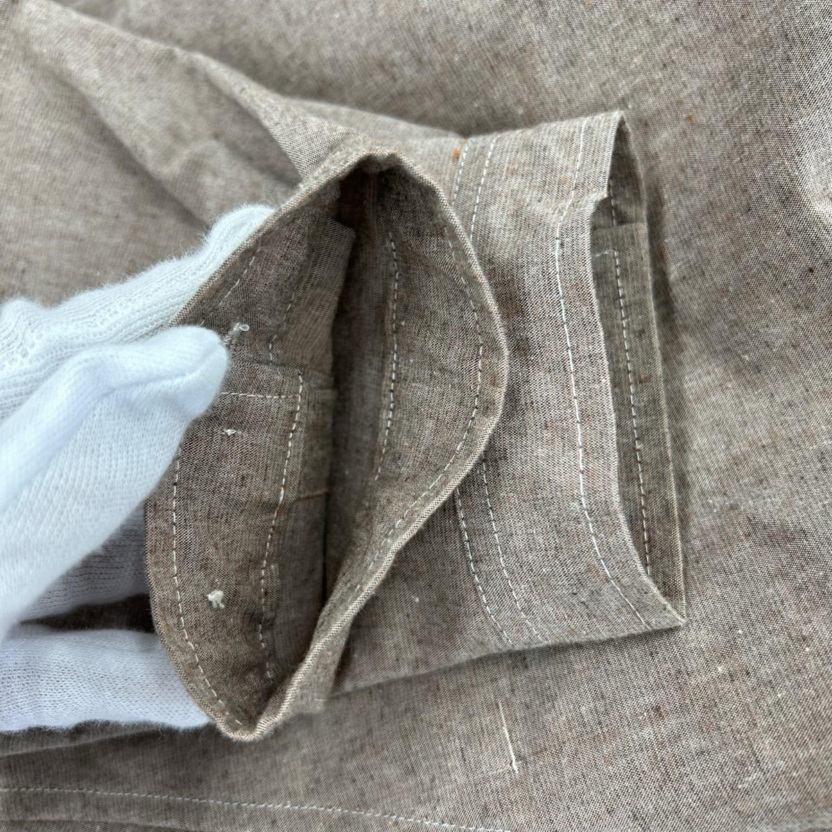 長袖シャツ NOROLL 25AW WOOL N WEATHER SHIRT (M) M ブラウン