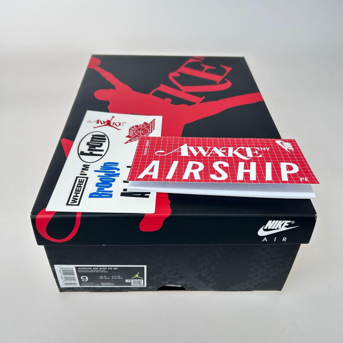 スニーカー ×AWAKE NY AIR SHIP PE SP 27cm 27cm (US9 UK8 1/2 EU44) ホワイト