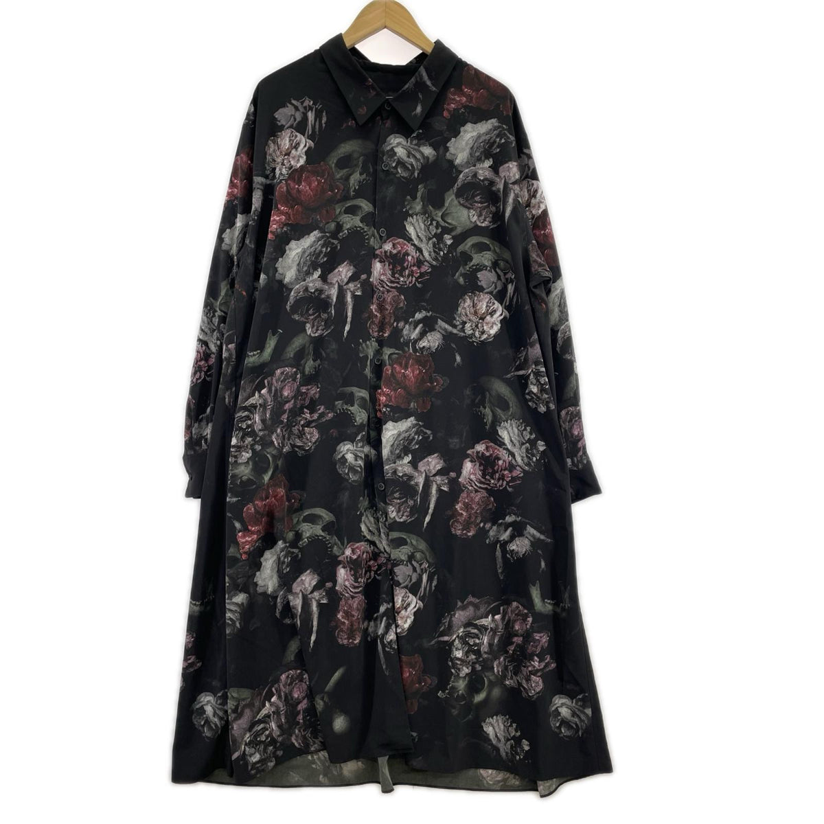 長袖シャツ Flower Skull Long Shirt 44 44