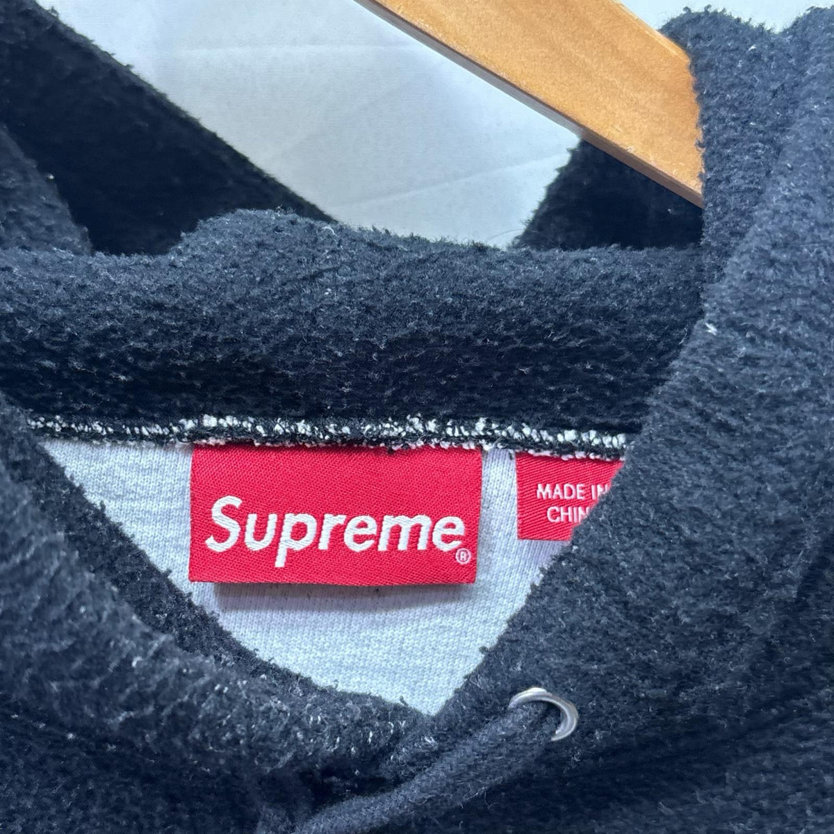 パーカー Inside Out Box Logo Hooded Sweatshirt LL ブラック