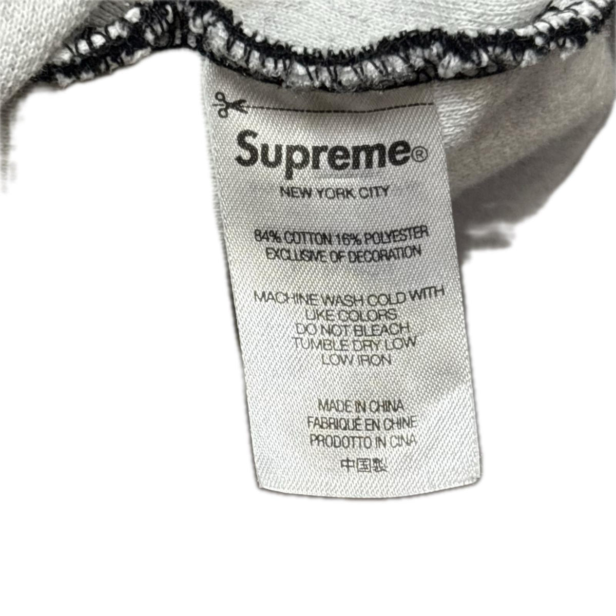 パーカー Inside Out Box Logo Hooded Sweatshirt LL ブラック