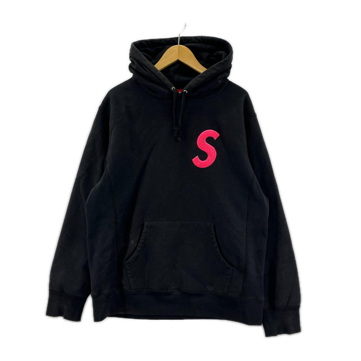 ニット S Logo Hooded Sweatshirt L ブラック