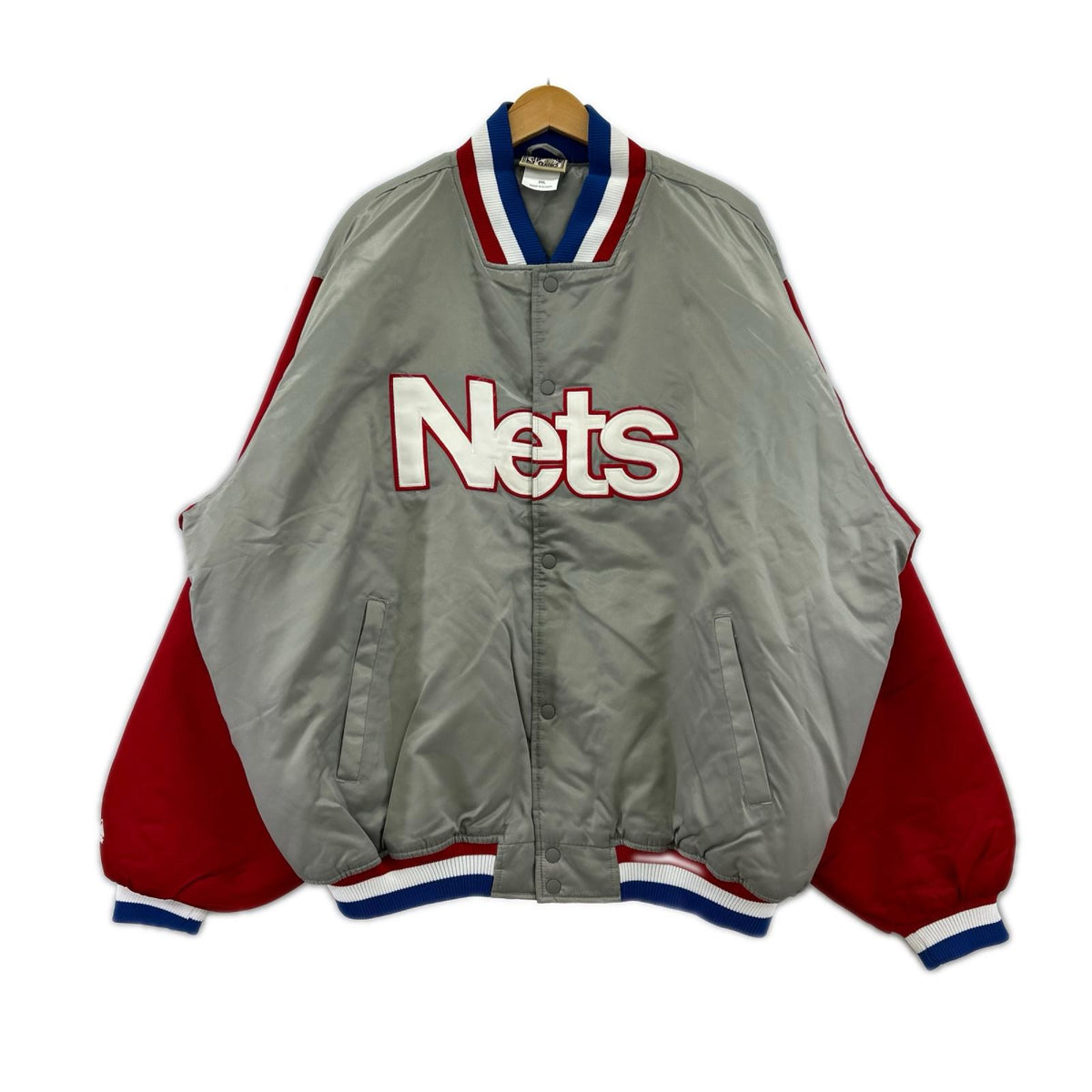 ジャケット hardwood classics NETS ナイロン中綿スタジャン