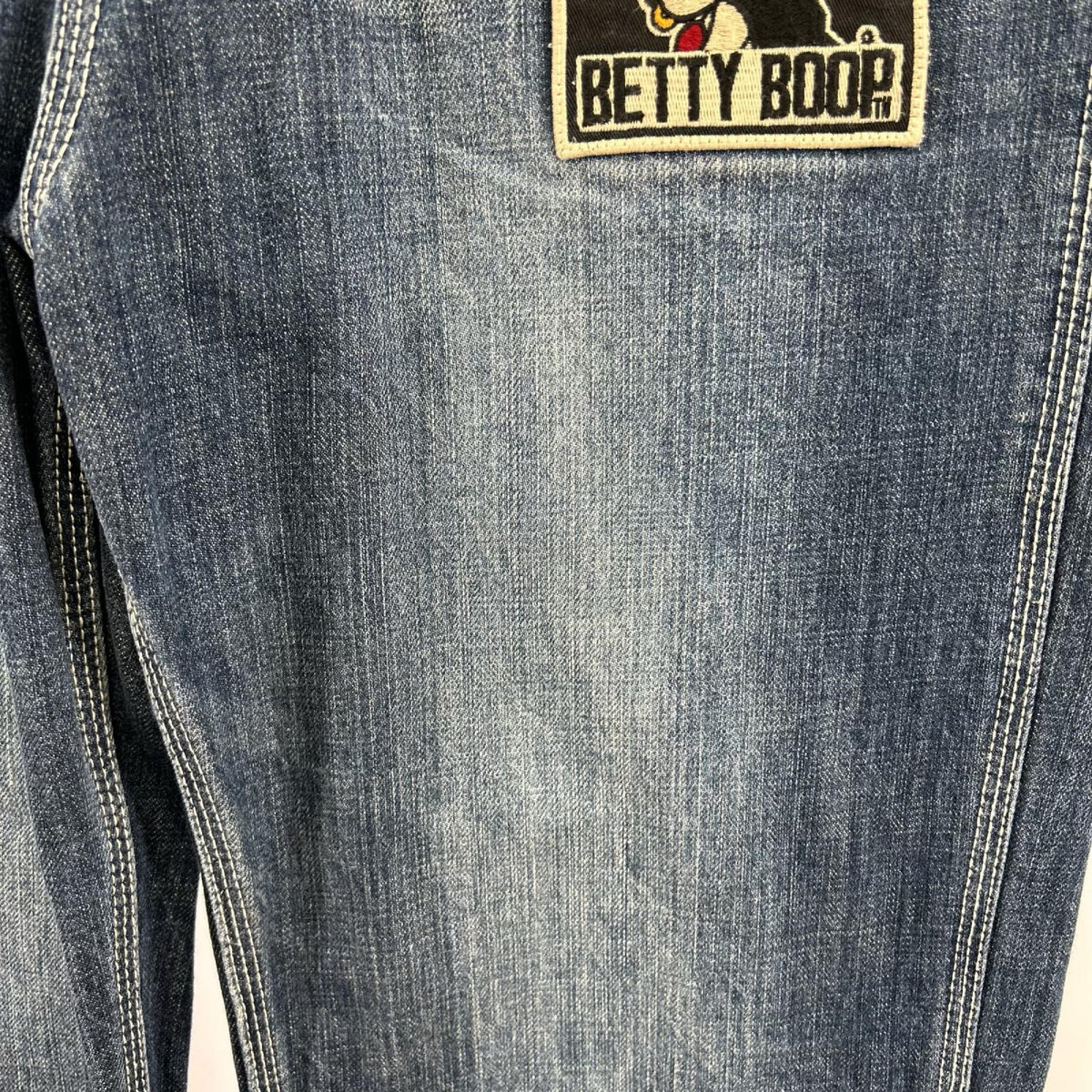 デニムパンツ THE BRAVE MAN BETTY BOOP デニムオーバーオール M ネイビー