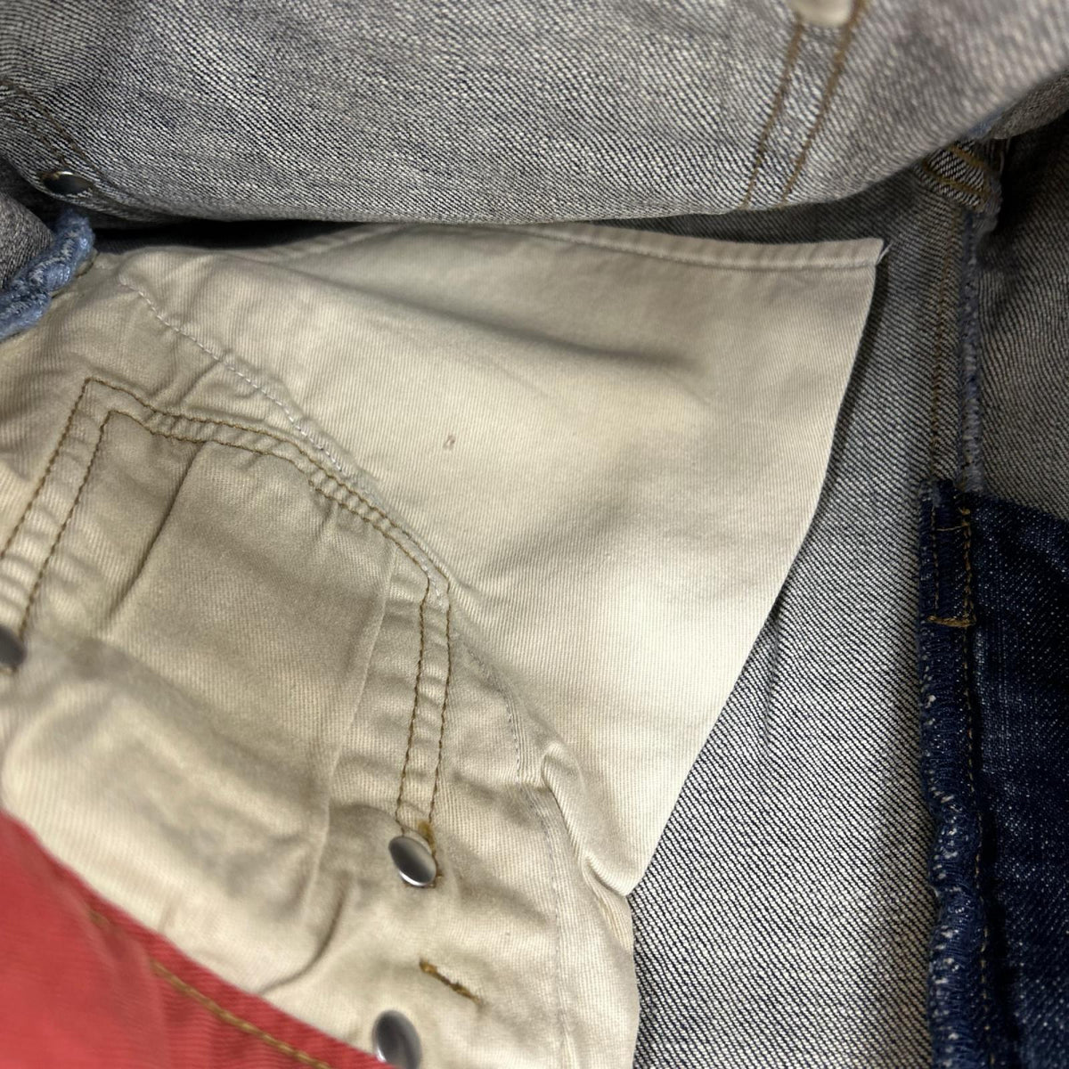 デニムパンツ ピーナッツ スヌーピー デニムパンツ 30 ネイビー