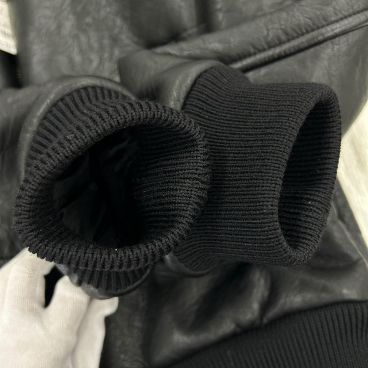 レザージャケット 20ss ボンバージャケット BLK 44 ブラック