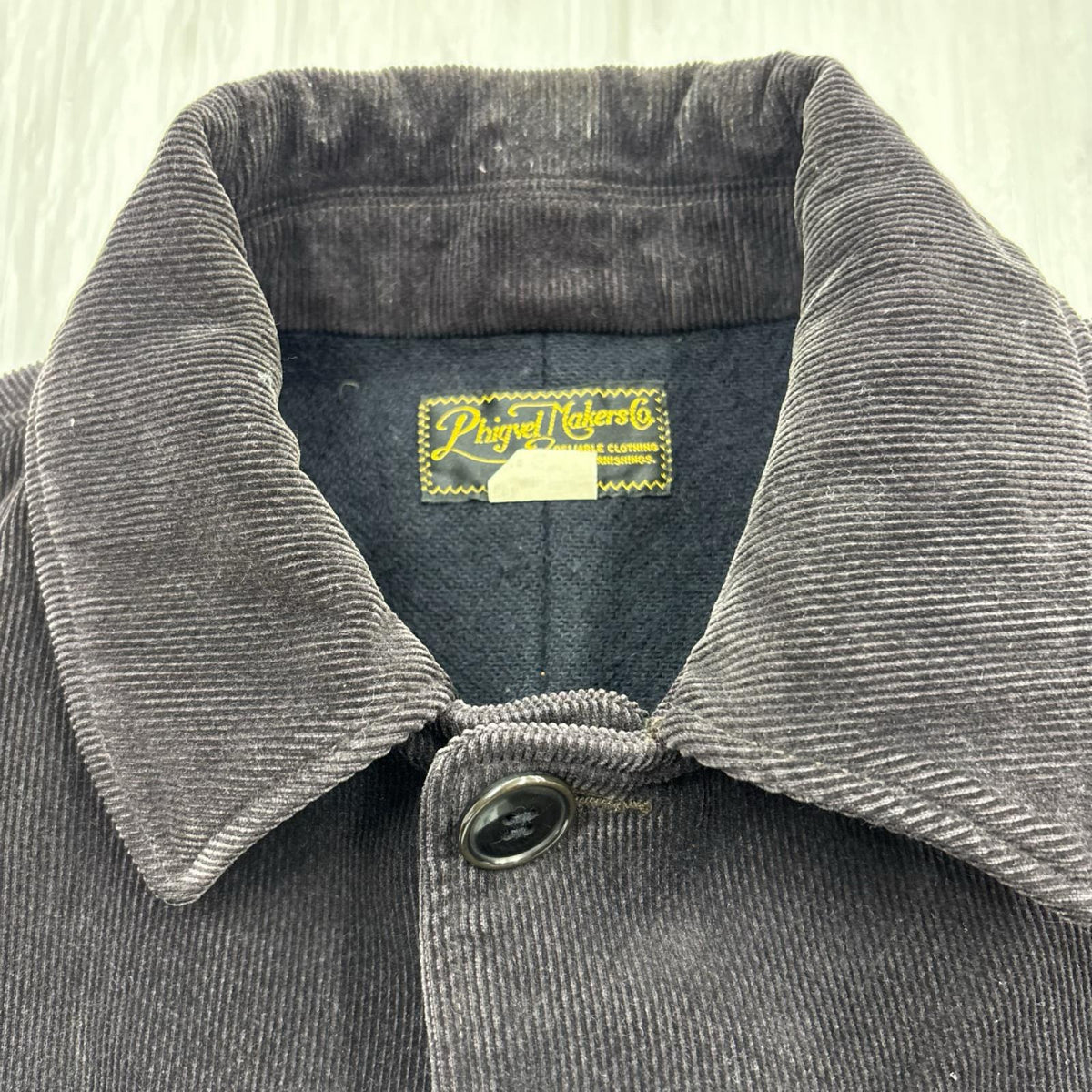 ジャケット PHIGVEL CORDUROY MOTOR COAT PMU-OT08 黒 (38) 38 ブラック