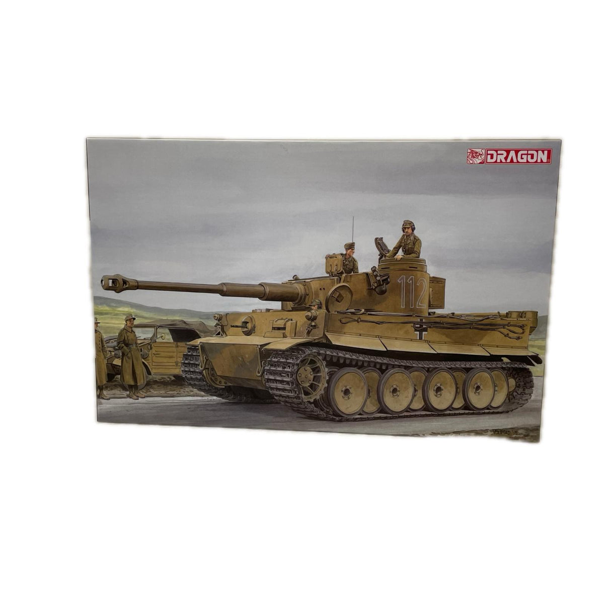 1/35 WW.II ドイツ軍 ティーガーI 極初期生産型 チュニジア戦線 DRAGON ミリタリープラモ