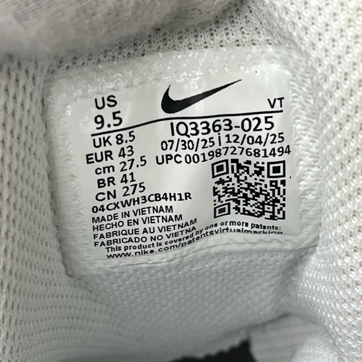 シューズ AIR MAX 95 BIG BUBBLE SE SLV 28 27.5cm (US9 1/2 UK9 EU45)