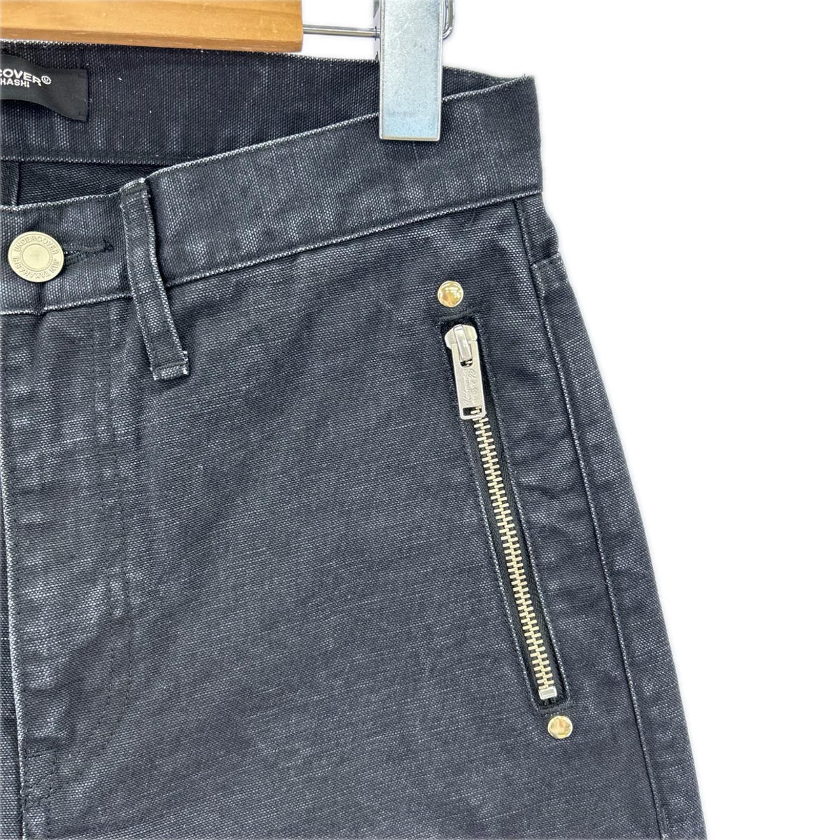 デニムパンツ 26AW UC2F4505-2 ジップポケット トラウザーズ (1) ブラック