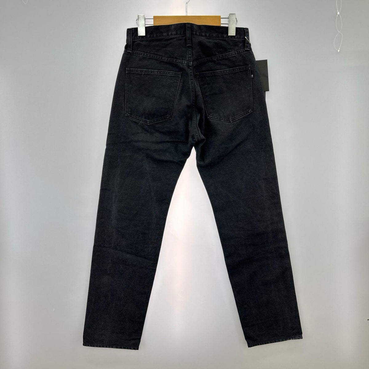 デニムパンツ 26AW UC2F4505-2 ジップポケット トラウザーズ (1) ブラック