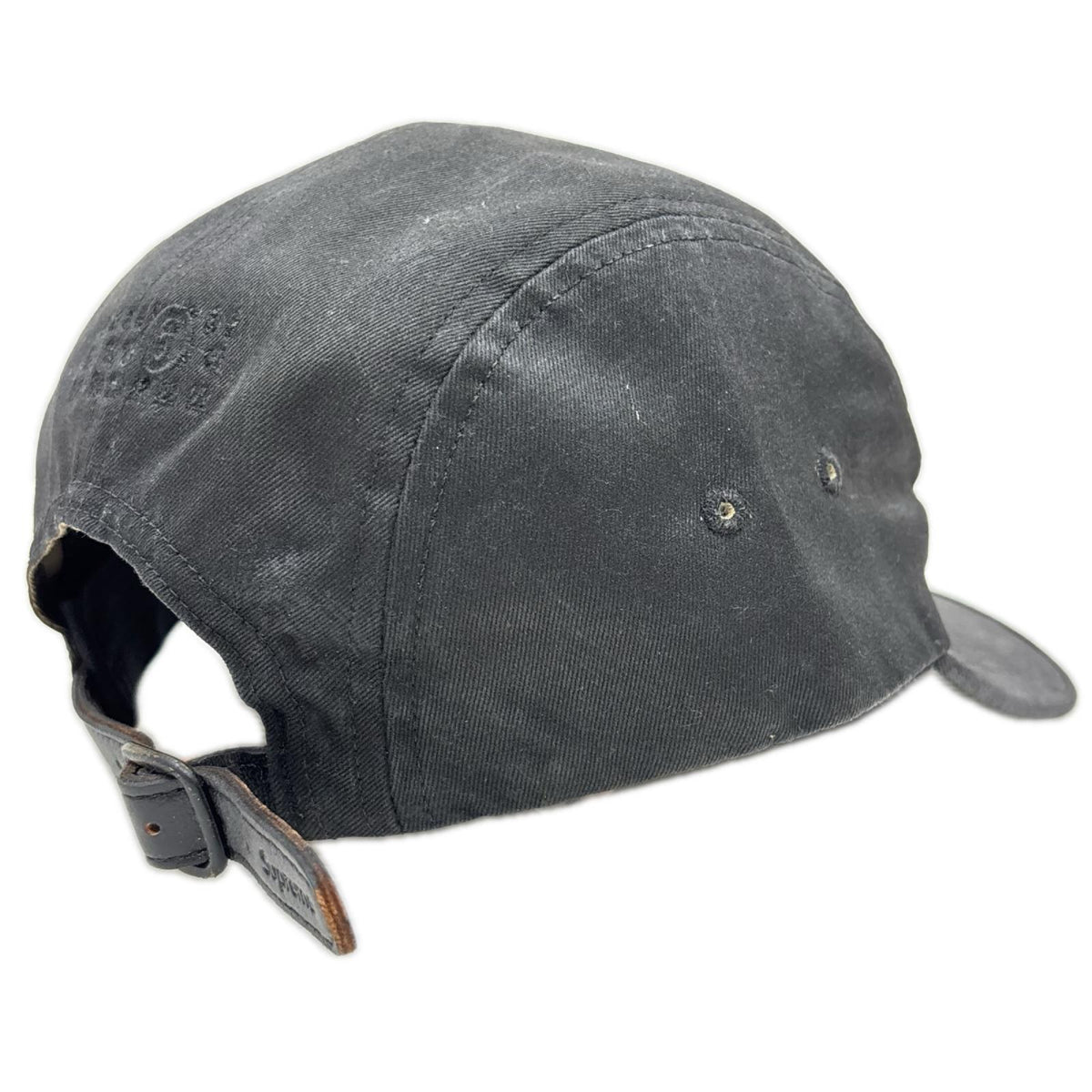キャップ ×MM6 24SS Painted Camp Cap 黒 ブラック