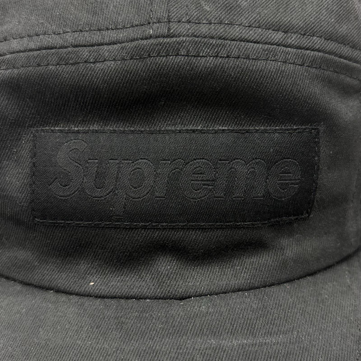 キャップ ×MM6 24SS Painted Camp Cap 黒 ブラック