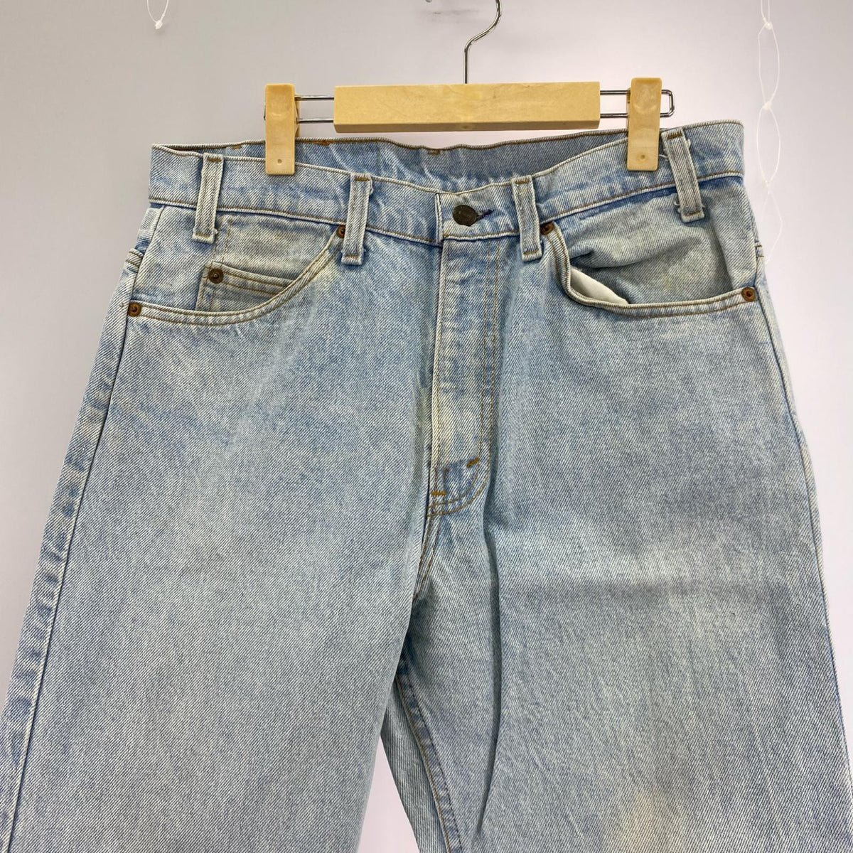 デニムパンツ 80s . USA製 . オレンジタブ 34 ブルー