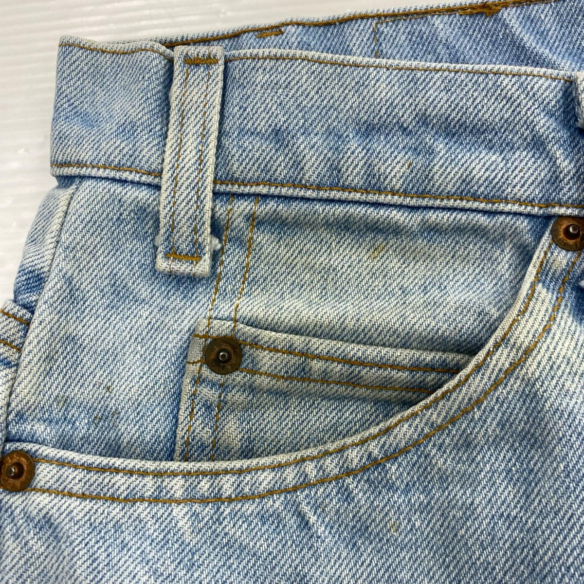 デニムパンツ 80s . USA製 . オレンジタブ 34 ブルー