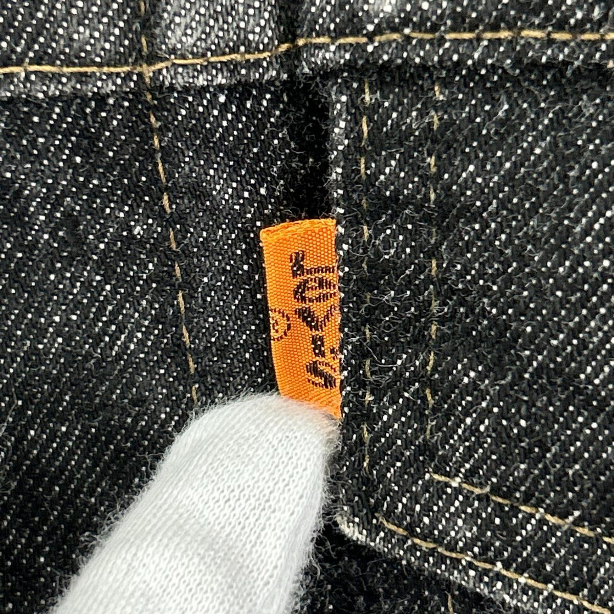 デニムジャケット 90s 先染め 70651-0259 M M ブラック