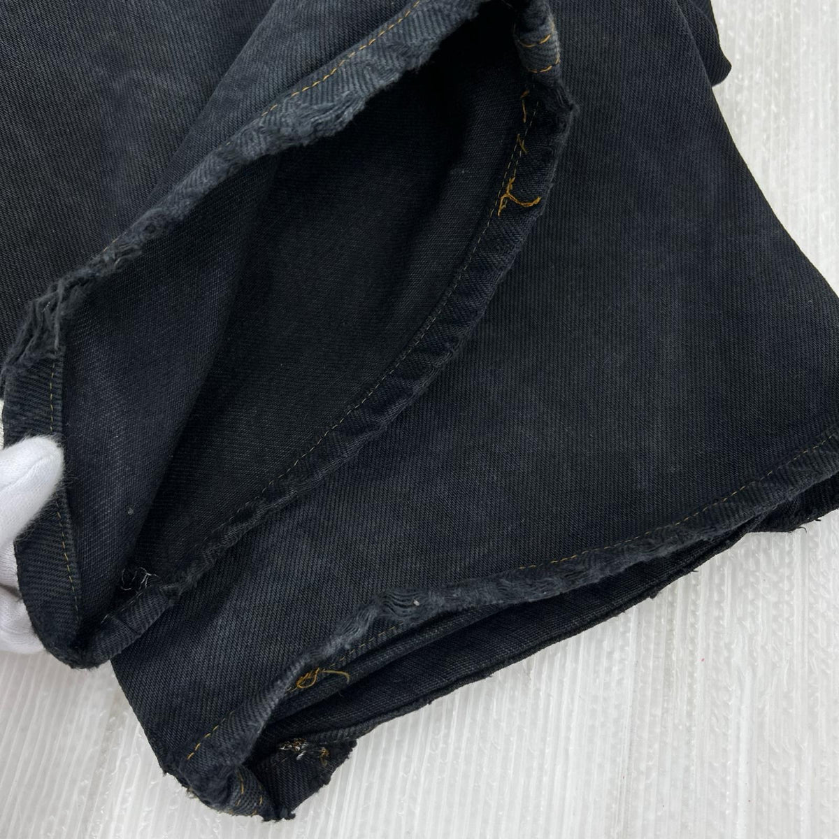 デニムパンツ 80~90s 501 USA製 後染め 38 ブラック
