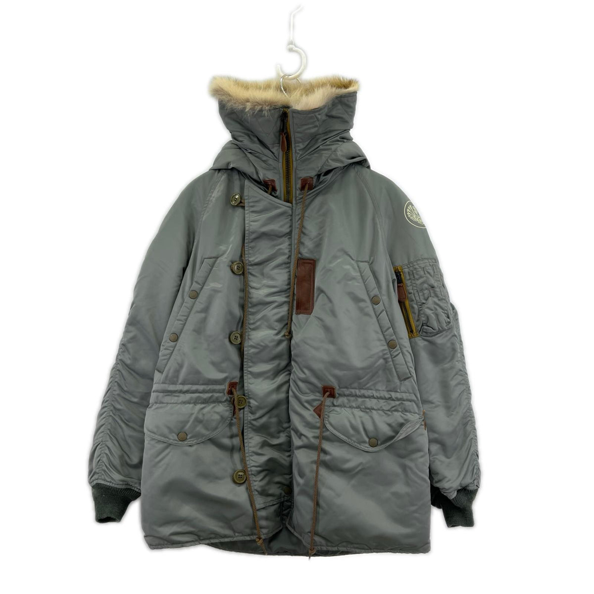 ミリタリージャケット A BATHING APE N-3B 緑 M M