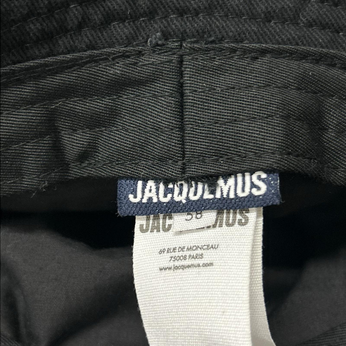 ハット JACQUES バケットハット ブラック