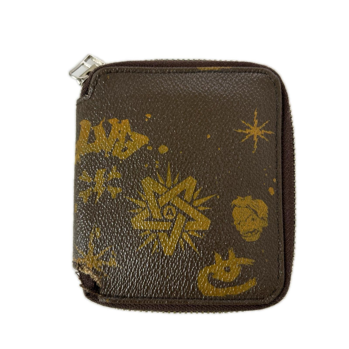 コンパクトウォレット ×PORTER 二つ折りラウンドジップ財布 ブラウン