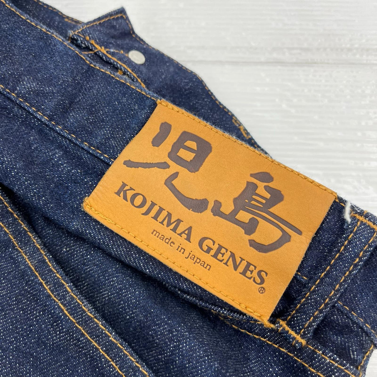 デニムパンツ 児島ジーンズ 15oz Selvedge Wide Denim 34 ネイビー