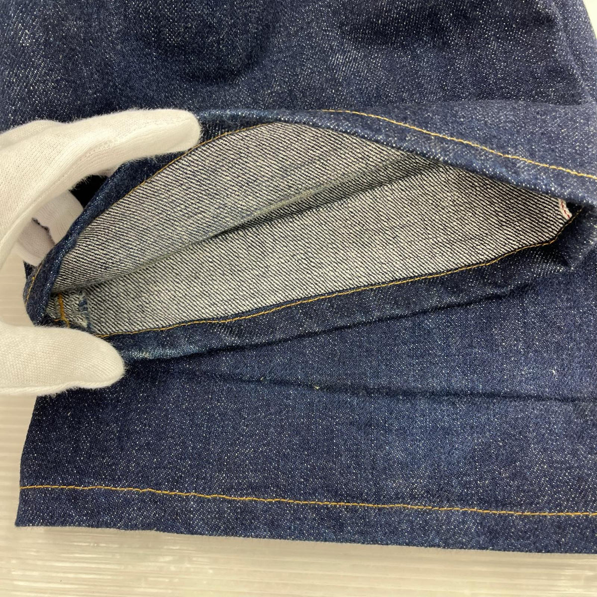 デニムパンツ 児島ジーンズ 15oz Selvedge Wide Denim 34 ネイビー
