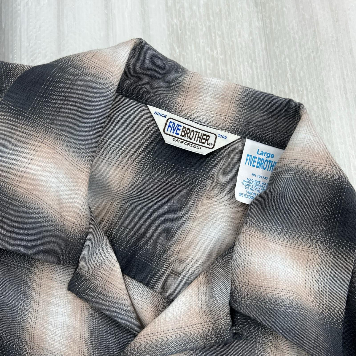 半袖シャツ LIGHT OMBRE ONE-OP SHIRTS GRY L L グレー