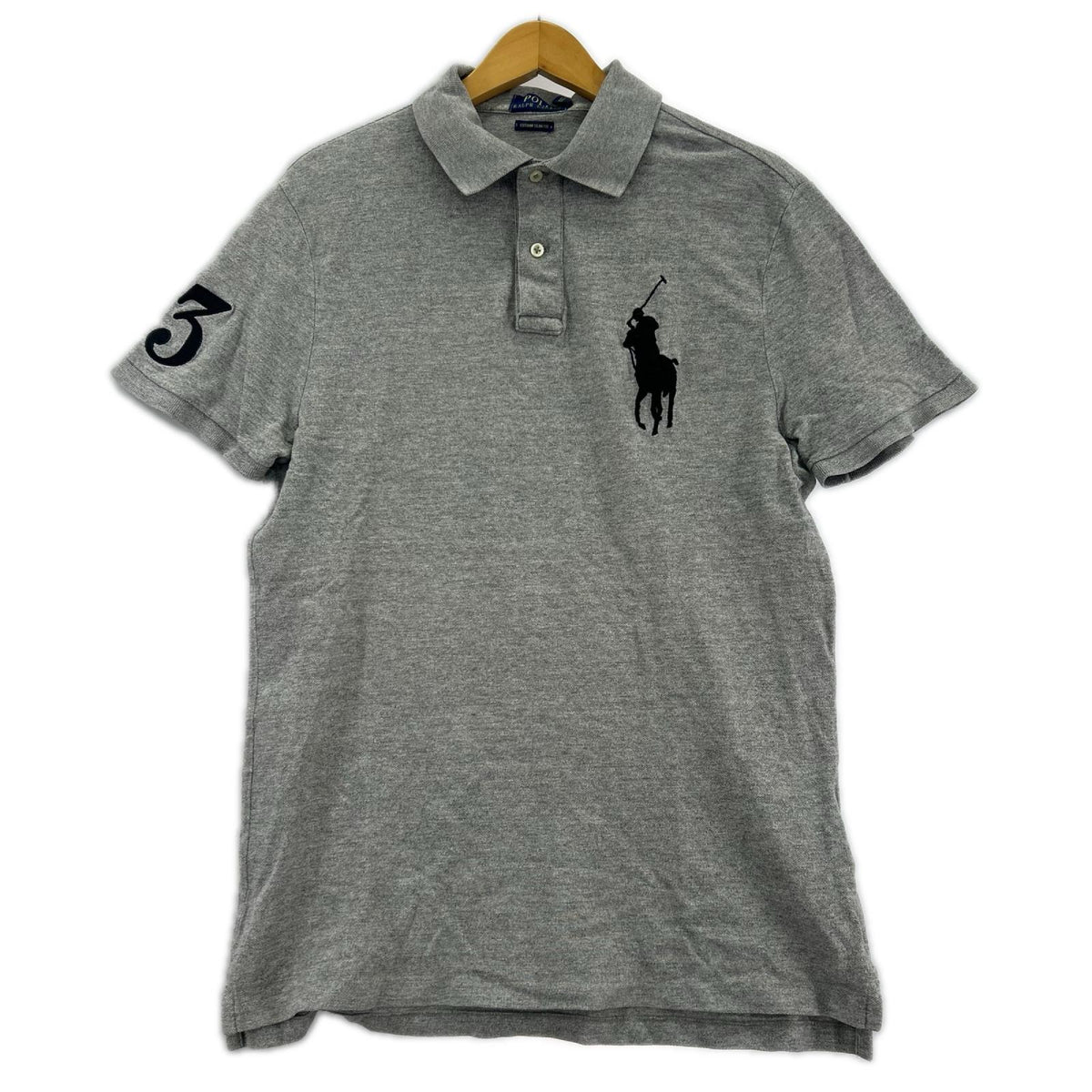 ポロシャツ BigPony GRY/BLK M グレー