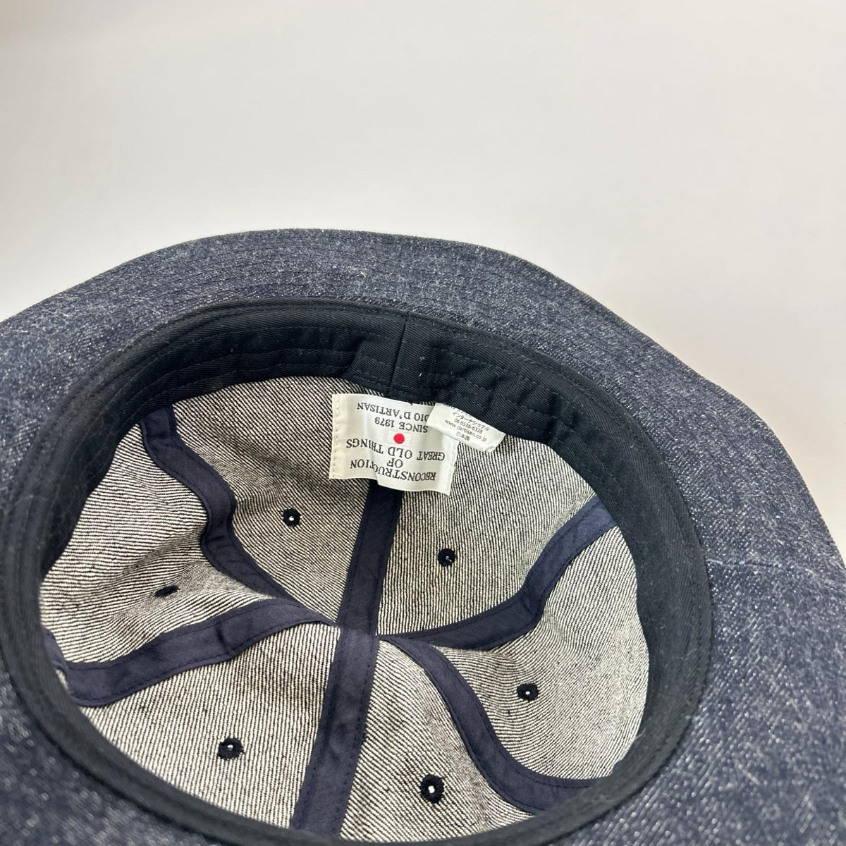 ハット STUDIO D’ARTISAN メトロハット コットン ブラック